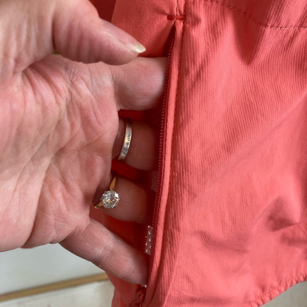 Ascend Coral Button-Up Outdoor Sport Shirt w/ netting lining and zip side pocket - Picture 6 of 15